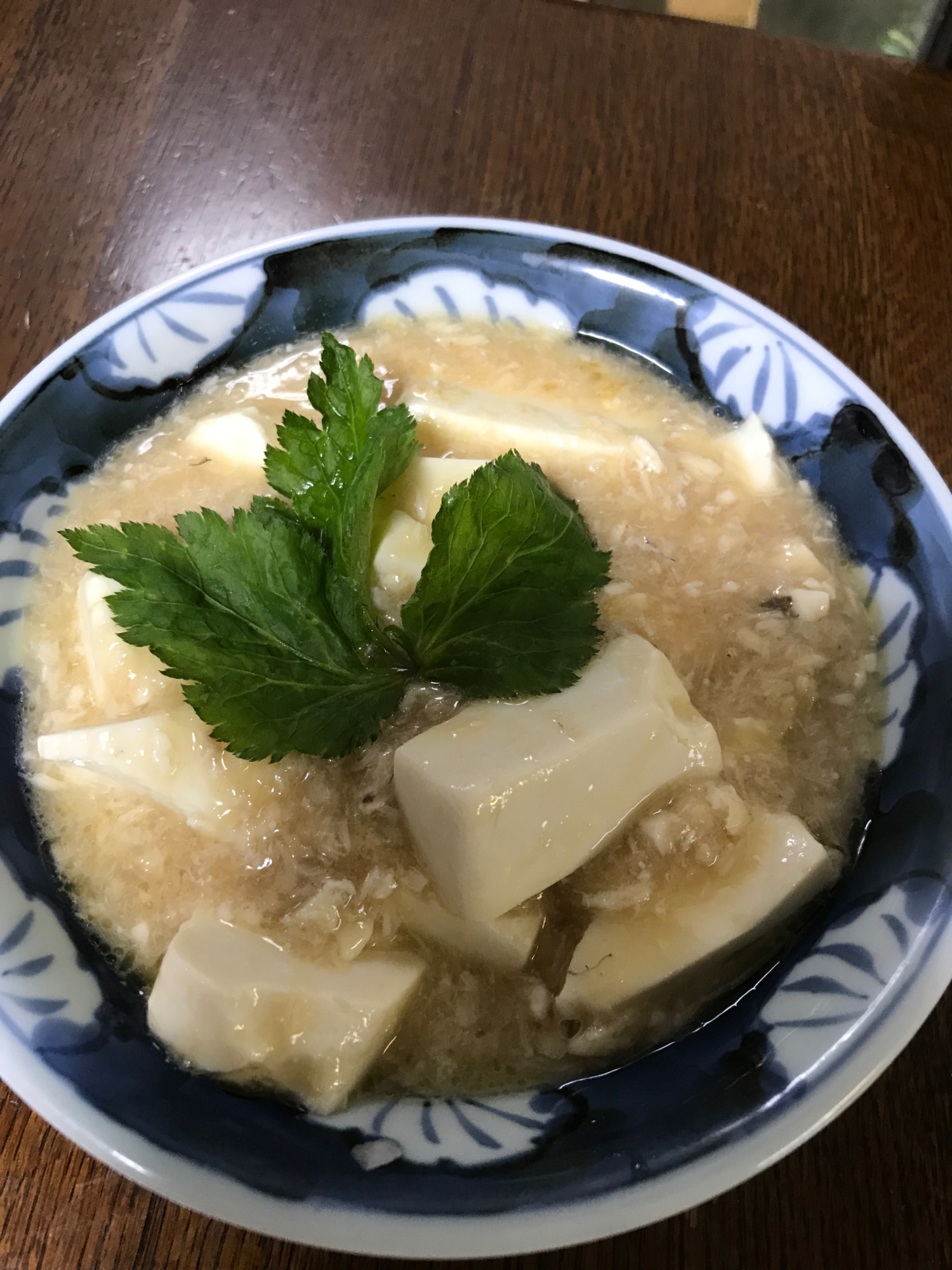 豆腐の鯛あんかけ