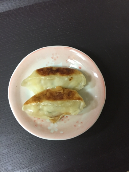 焼き餃子とは違う食感が楽しめました！簡単に美味しく作れました。ご馳走様でした！素敵なレポありがとうございました(*^^*)