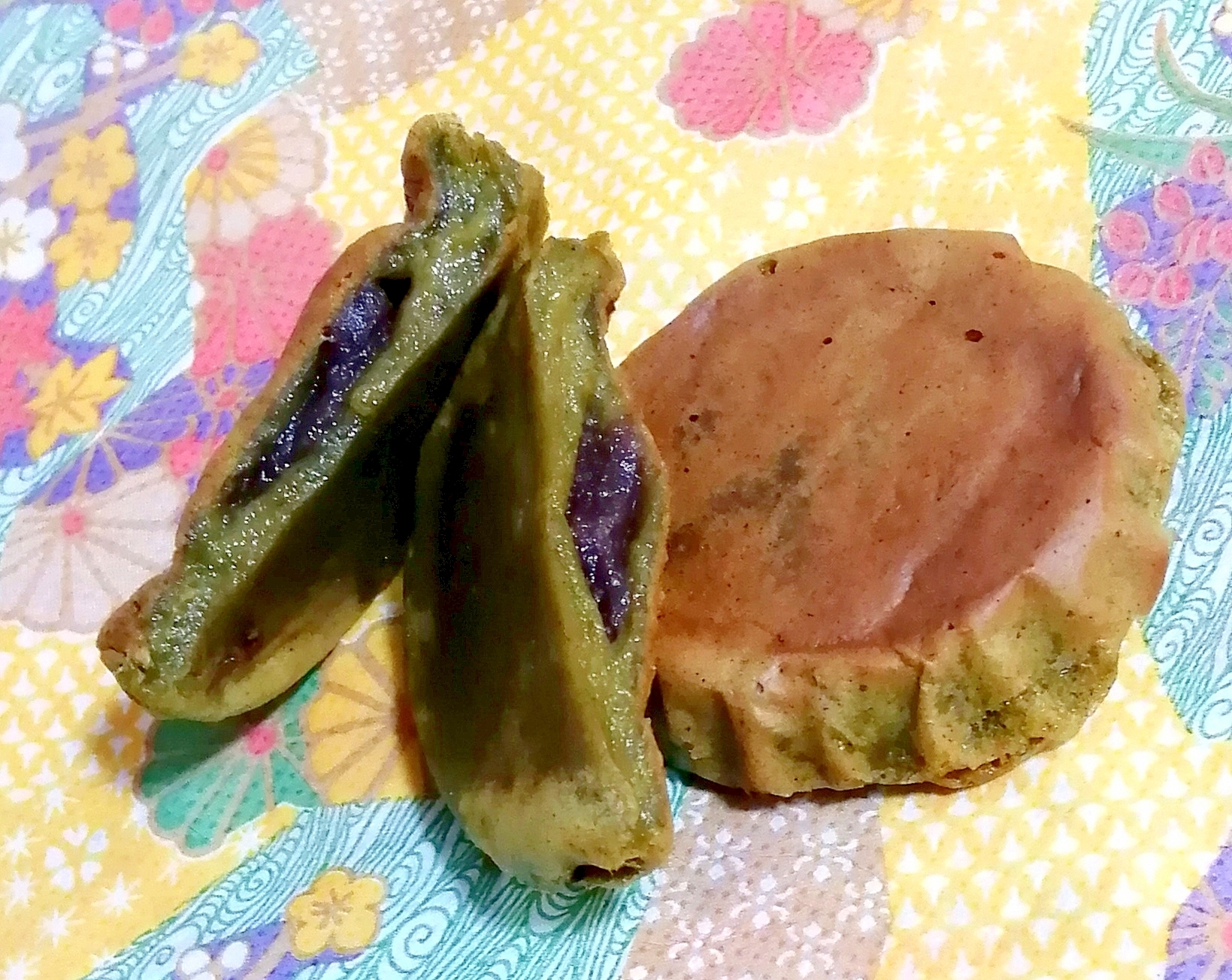 切り餅で！抹茶の阿闍梨餅風【型でトースター焼き】