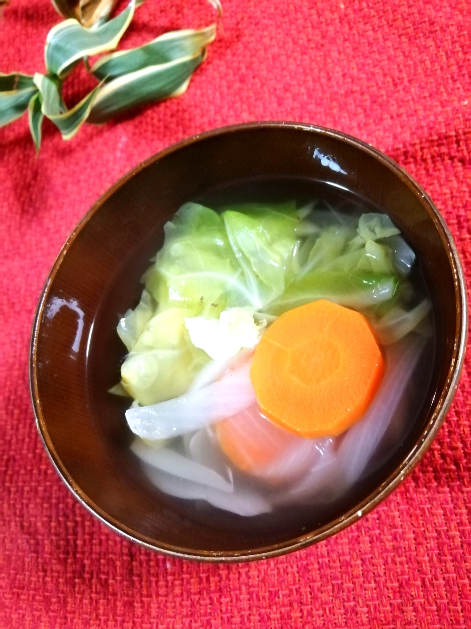 春野菜たっぷり和風スープ