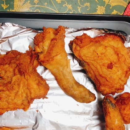 2％の塩水のみ☆手羽元のから揚げ☆チューリップ