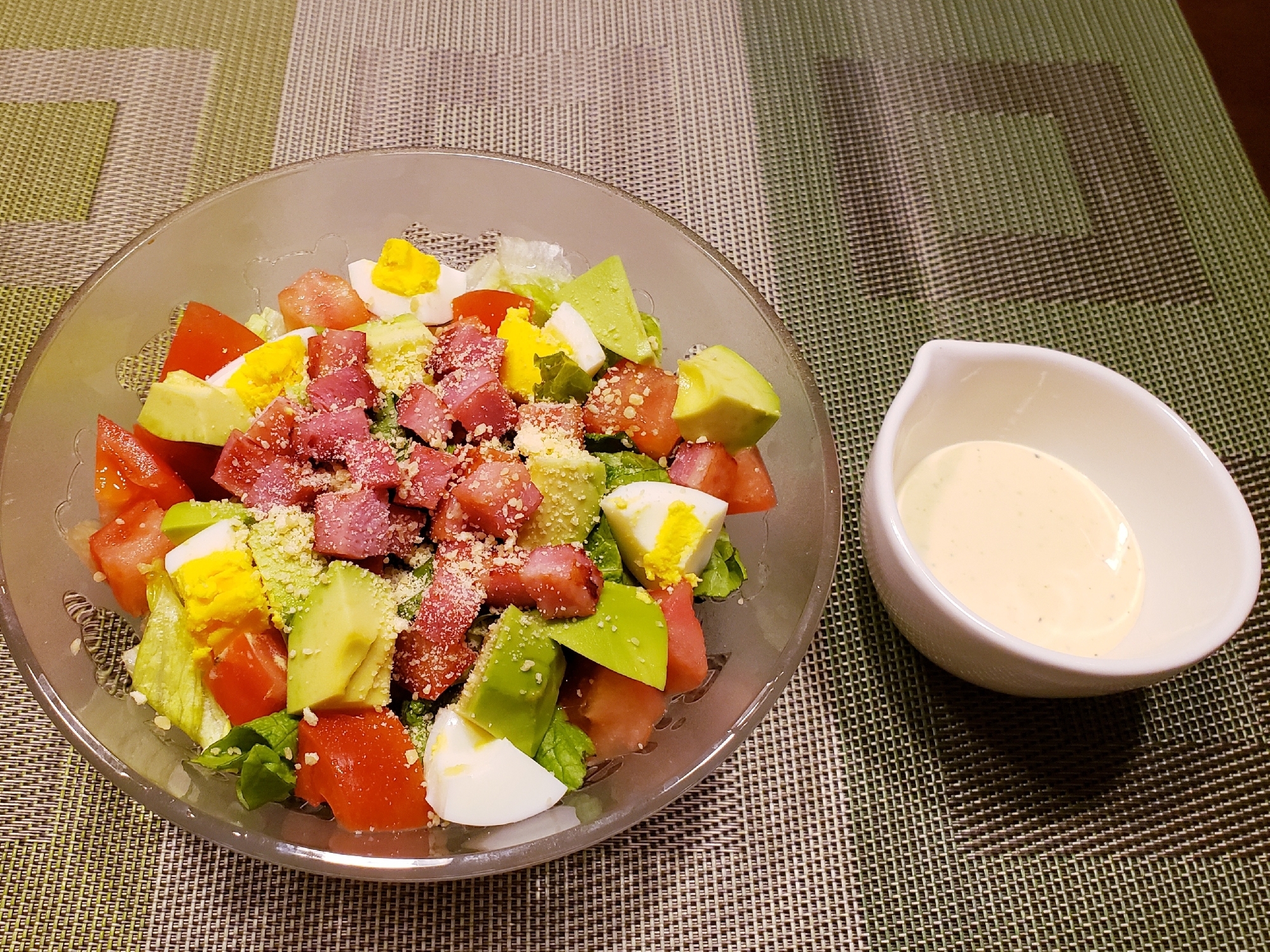 厚切りベーコンとアボカドのチョップドサラダ レシピ 作り方 By のりばあ 楽天レシピ 厚切りベーコンとアボカドのチョップドサラダ レシピ 作り方 By のりばあ 楽天レシピ