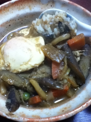 残り野菜deカレー雑炊