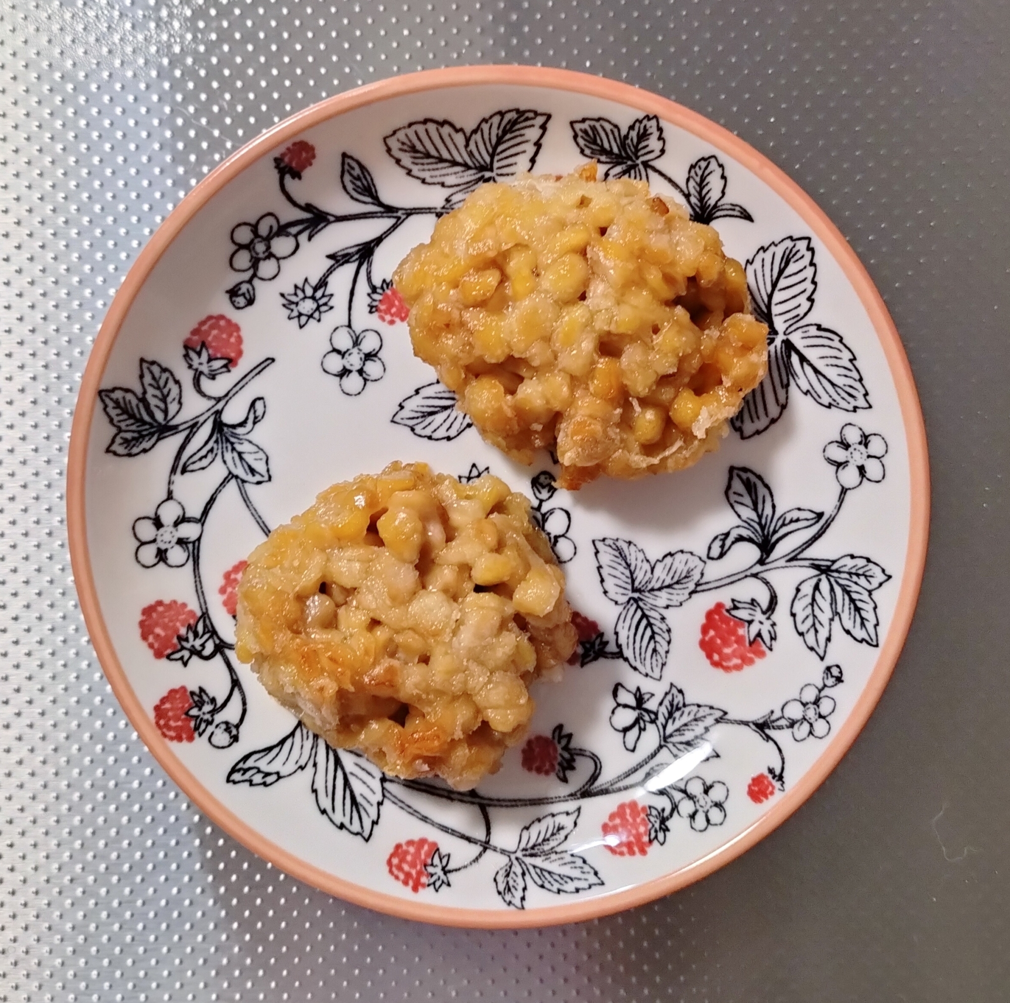 【片栗粉で】納豆のシンプルな掻き揚げ