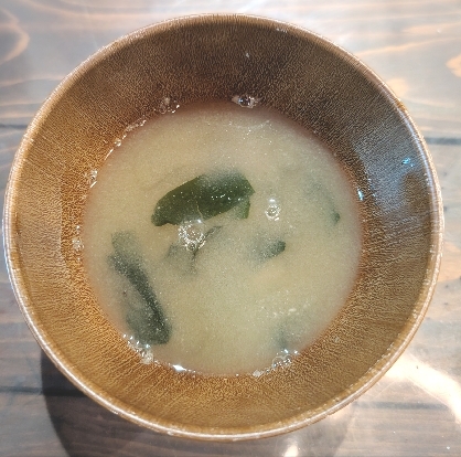 生わかめの味噌汁