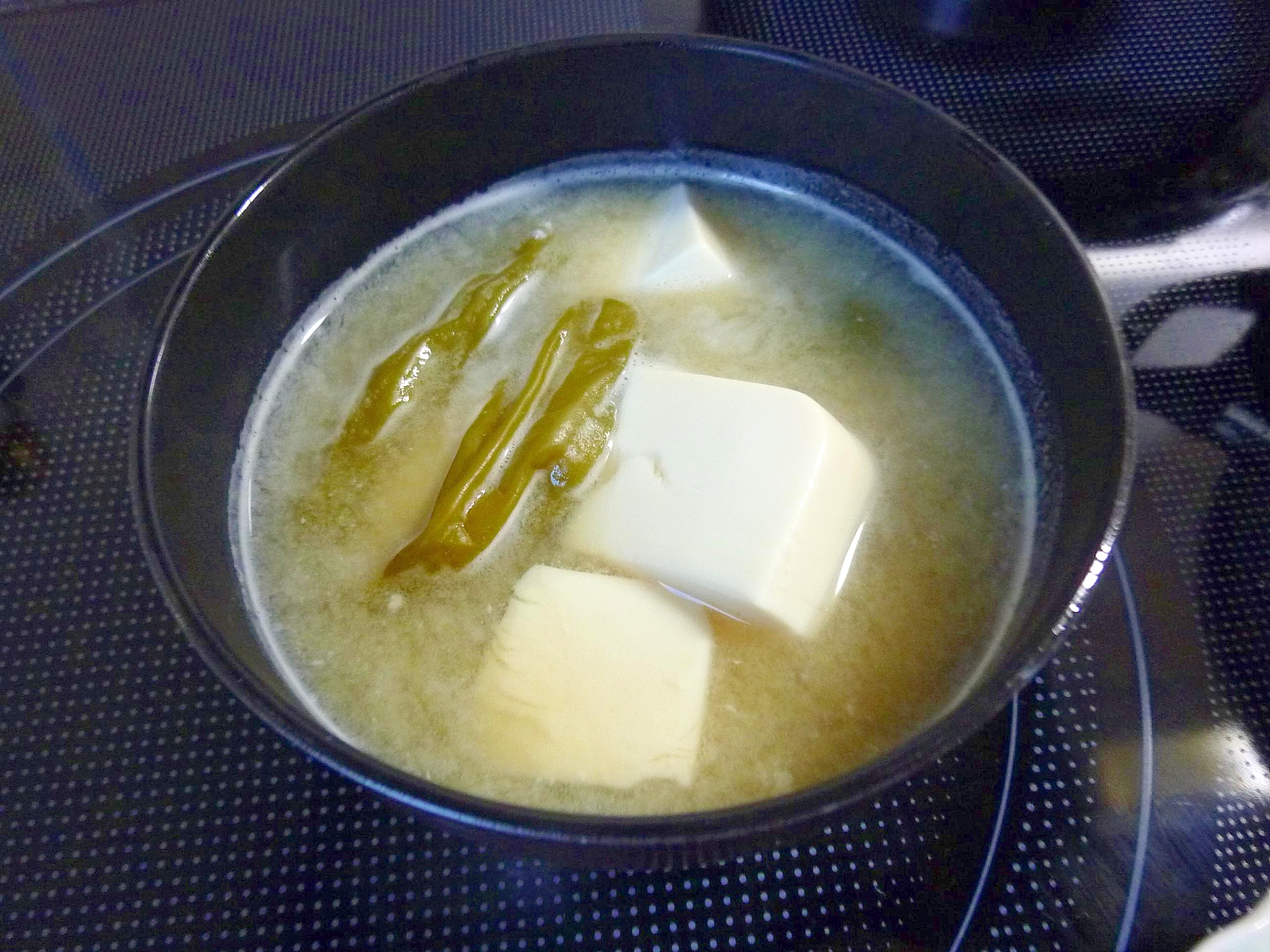 ☆豆腐とししとうの味噌汁☆