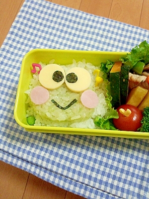 簡単キャラ弁 けろけろけろっぴのお弁当 レシピ 作り方 By Cherry05 楽天レシピ