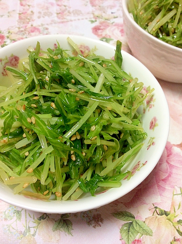 ダシダで♡水菜のナムル