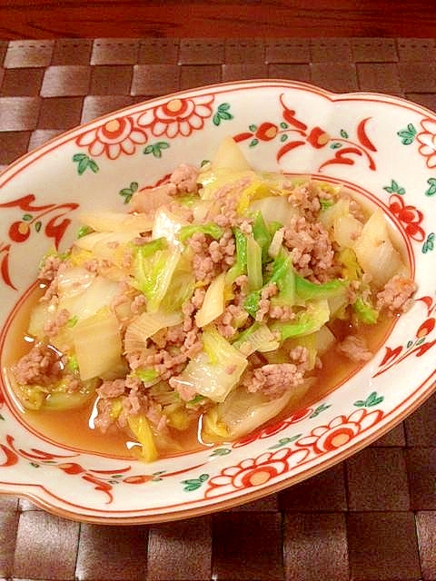 シャキシャキで美味しい♪マーボー白菜☆