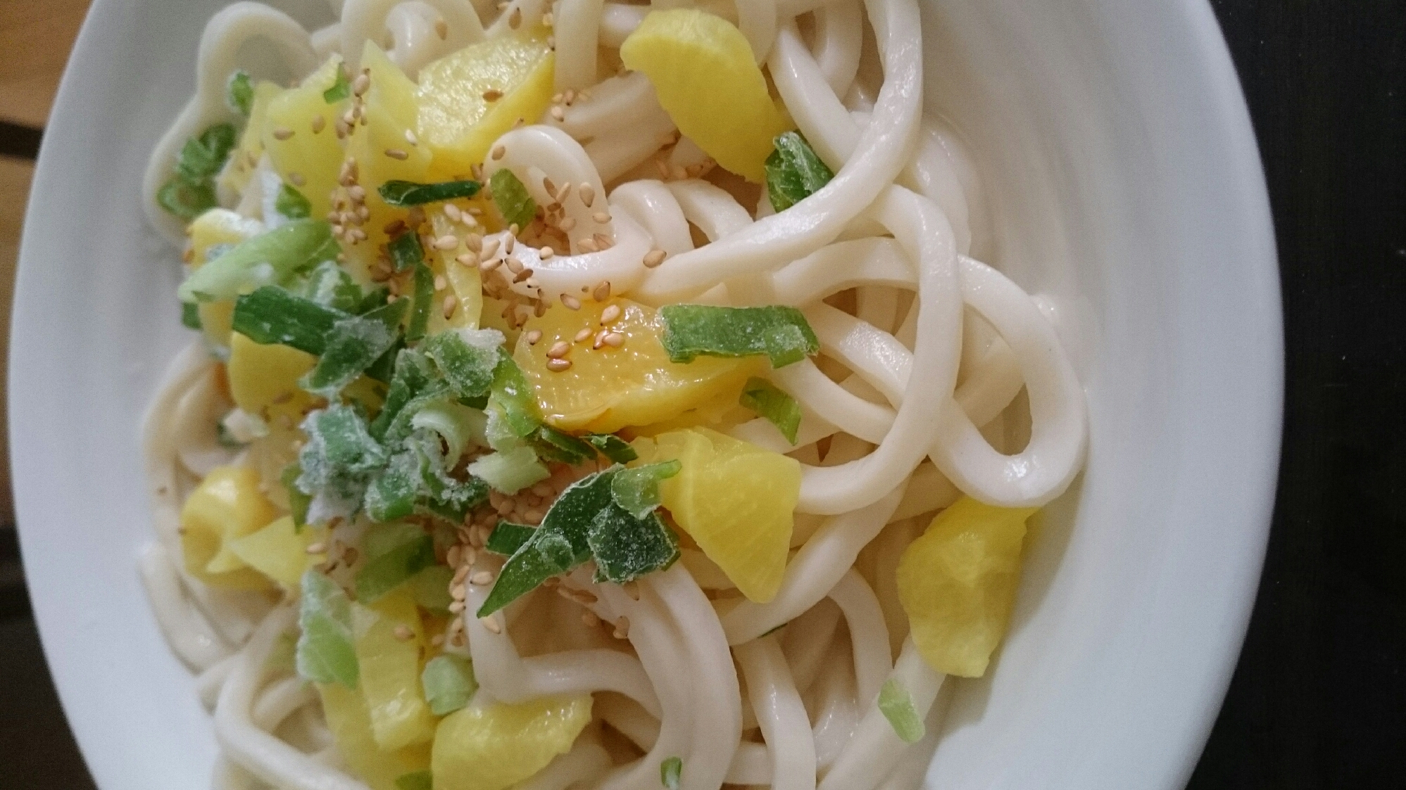 肉なし！なんちゃって担々うどん☆