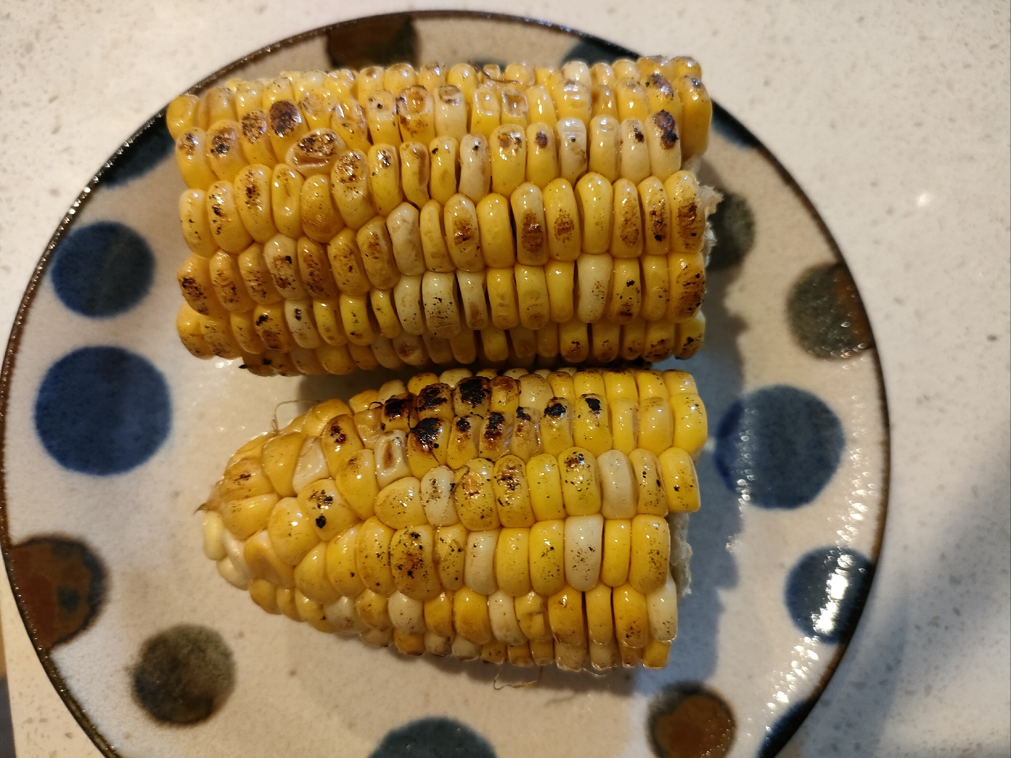 フライパンで焼きとうもろこし