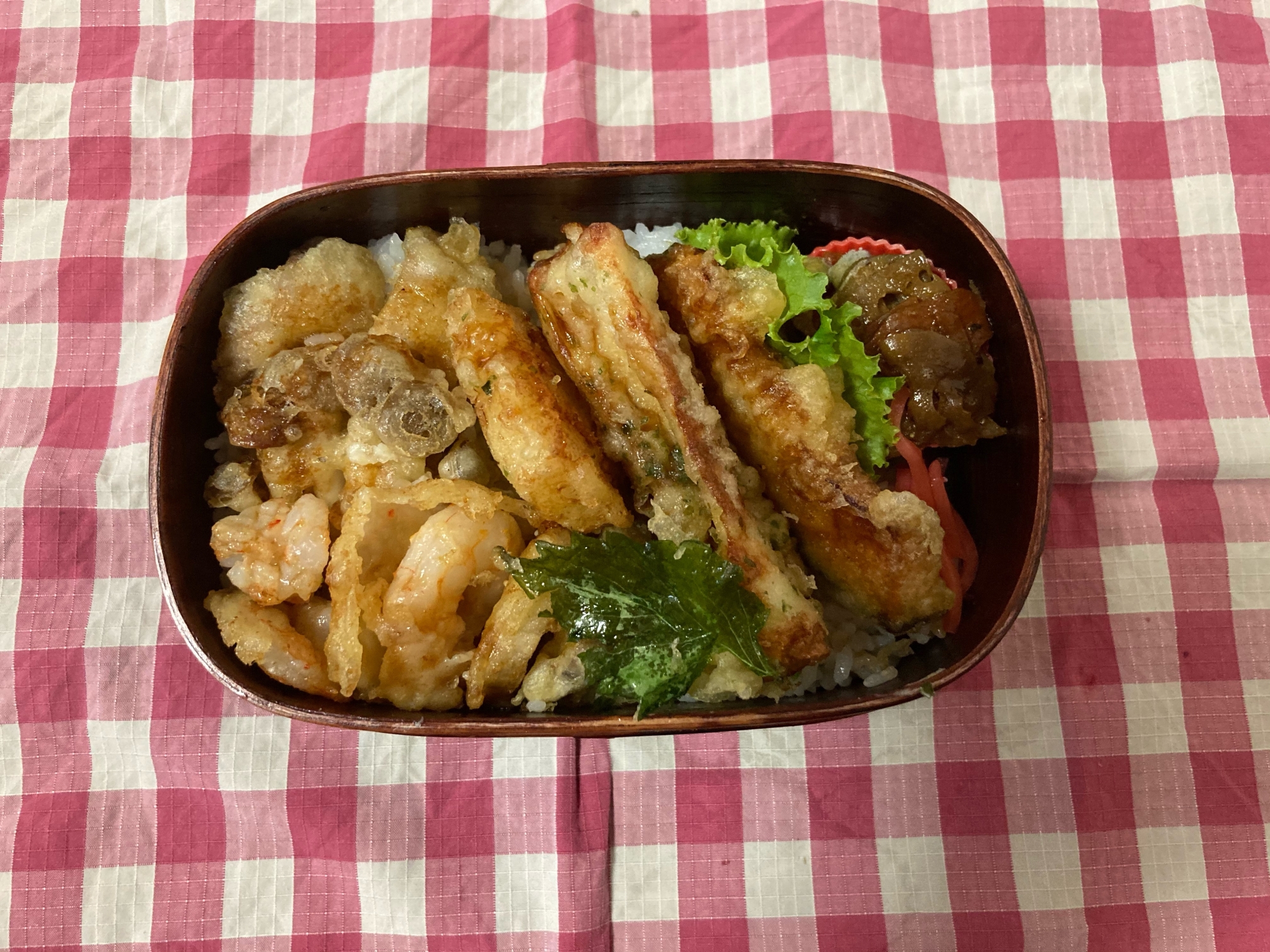 うちのお弁当　うちのごはん　天丼