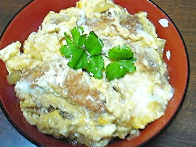 胸肉でチキンカツ丼