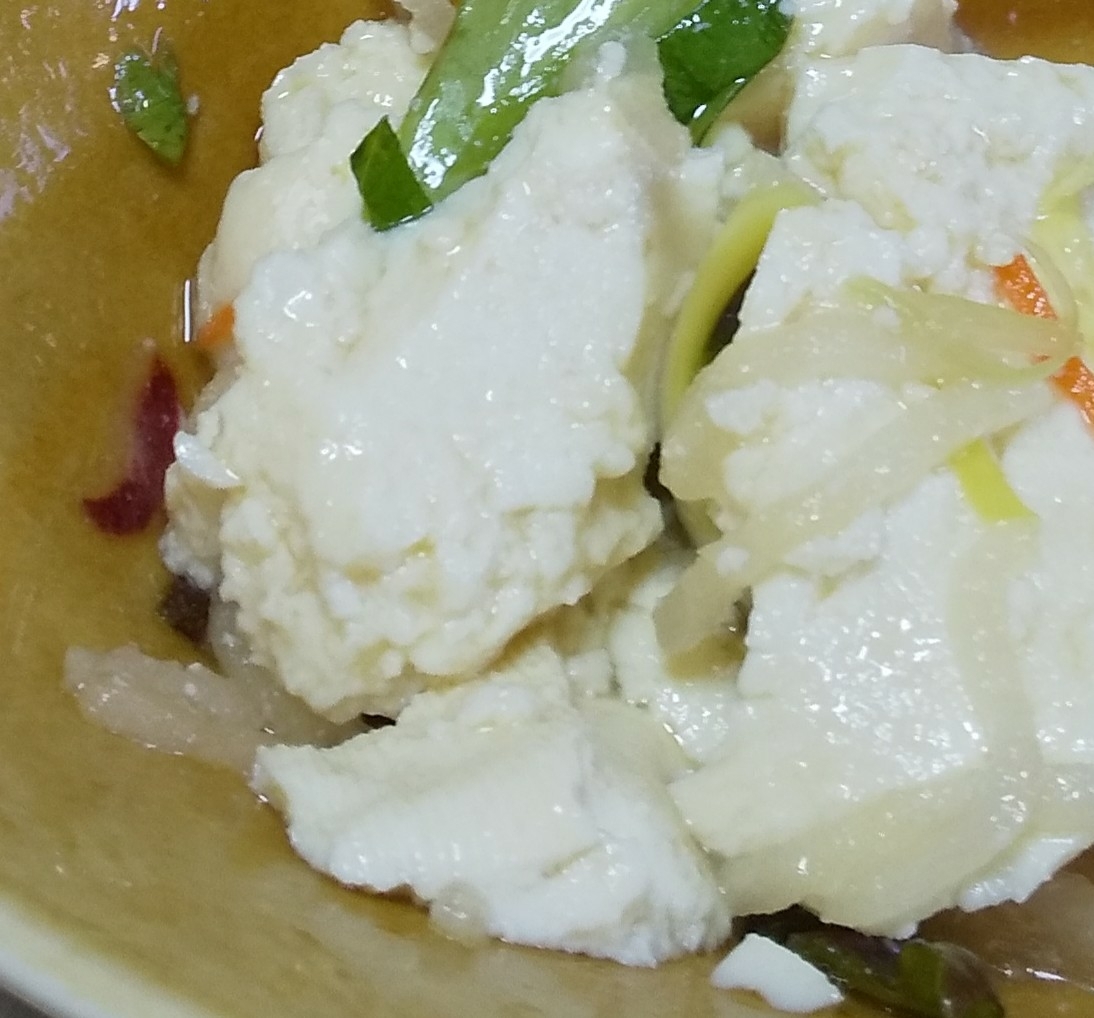 超簡単！洋風献立以外にはコレ！涼拌豆腐