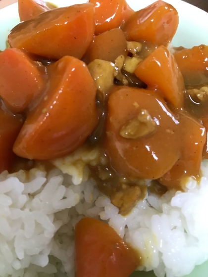 鶏むね肉でカレーライス⭐