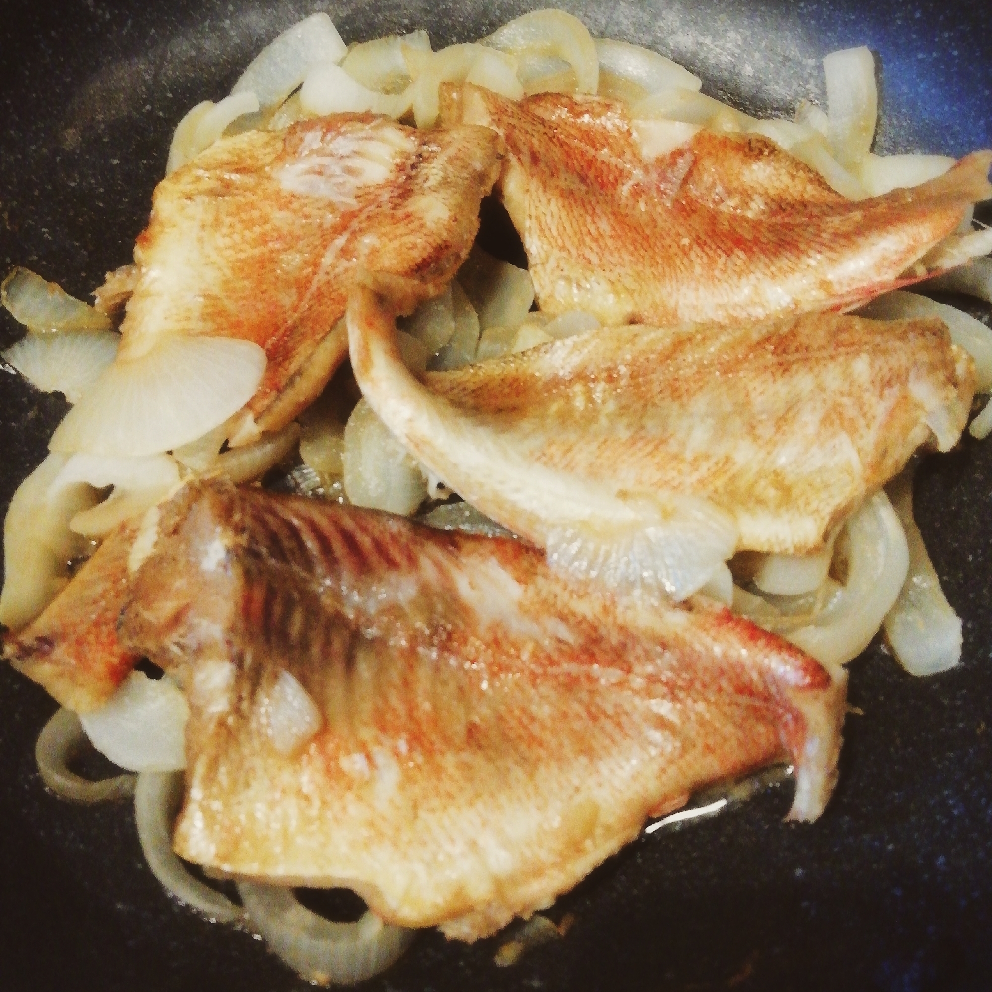 赤魚と玉葱の和風煮★生姜風味