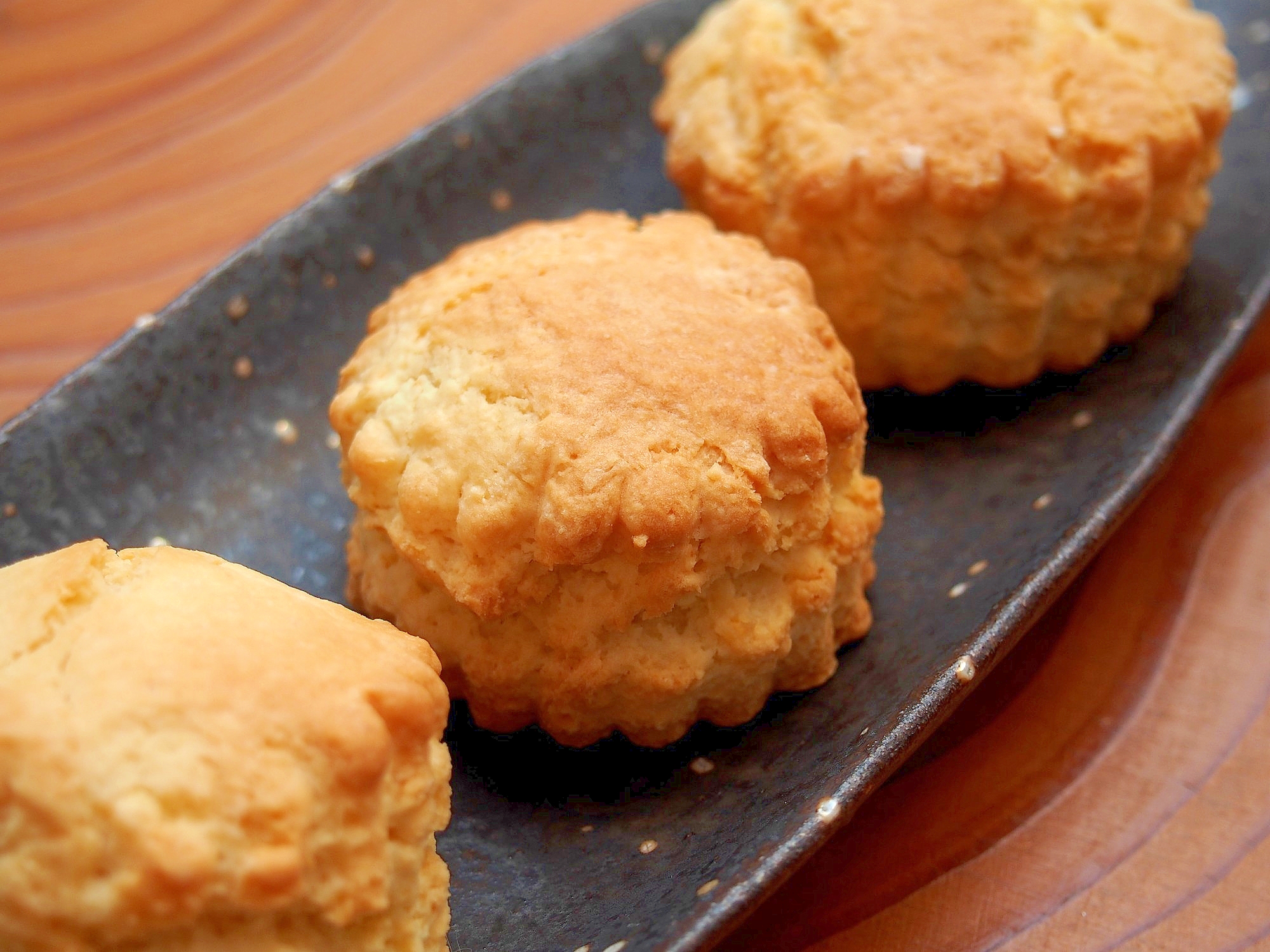 簡単FP使用!卵不使用さっくりプレーンスコーン