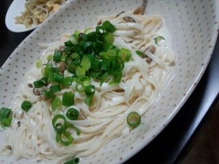 ヘルシー♪明太子クリーム麺