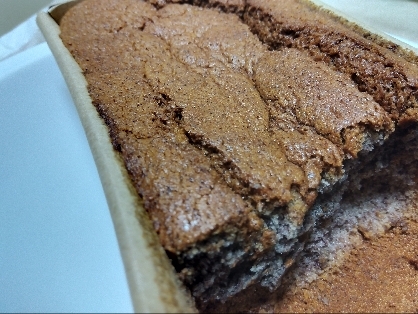 チョコアイスでチョコレートケーキ