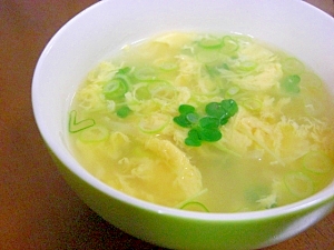 カイワレ大根と卵のスープ