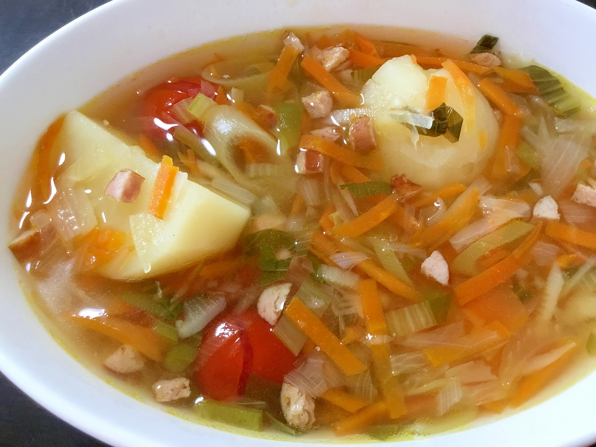 たっぷり野菜の健康スープ