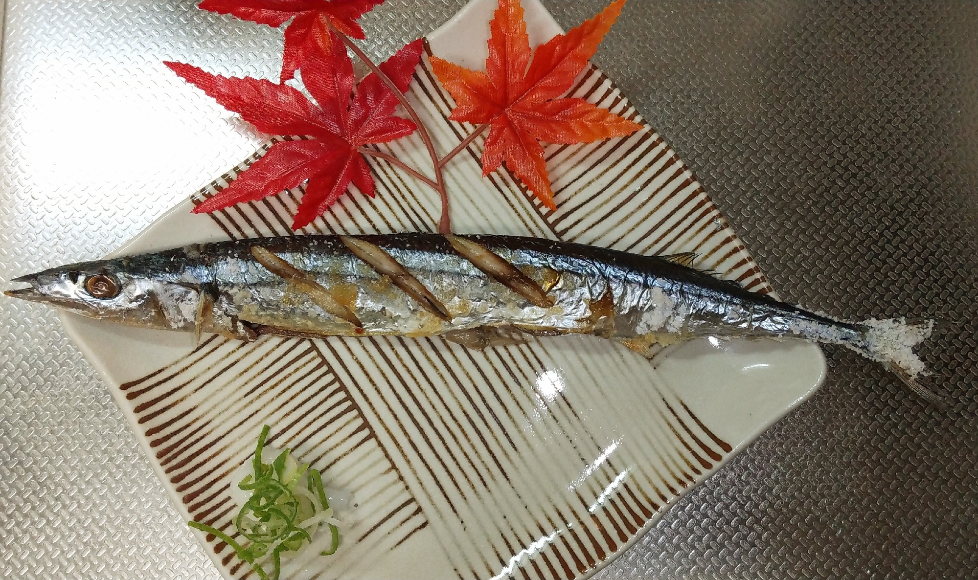 ◆秋の旬魚～秋刀魚の塩焼き