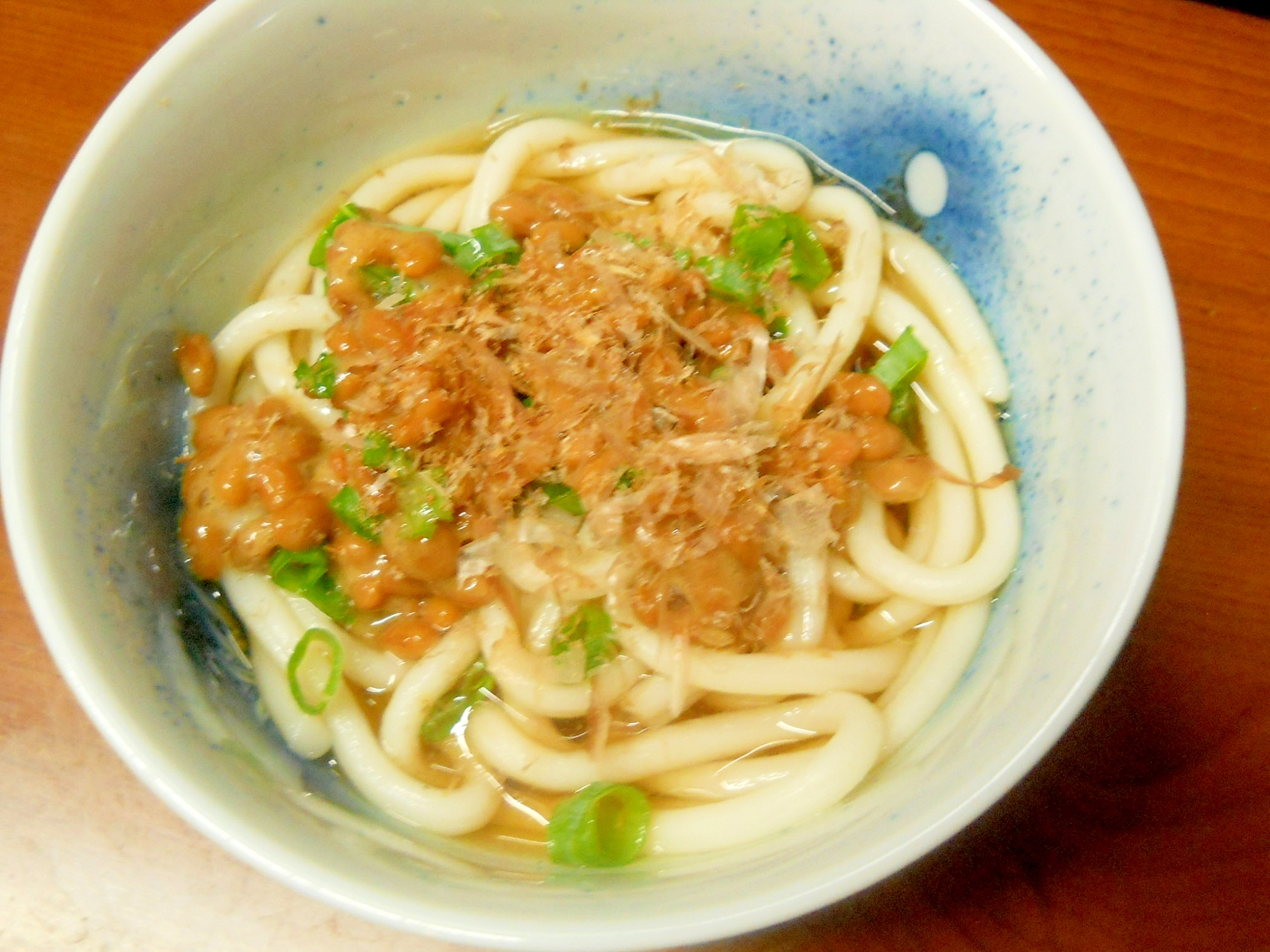 納豆冷やしうどん