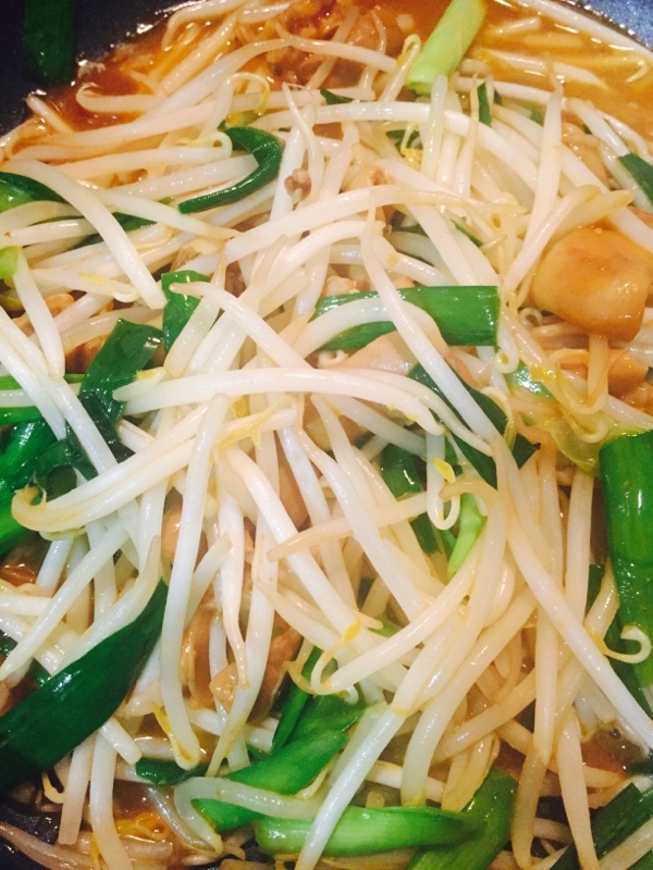 調味料いらす♡こてっちゃんで作る野菜炒め