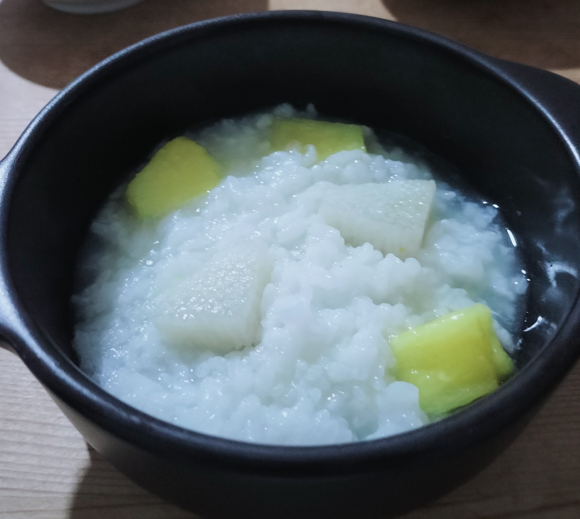 長芋パイナップル入りお粥♪