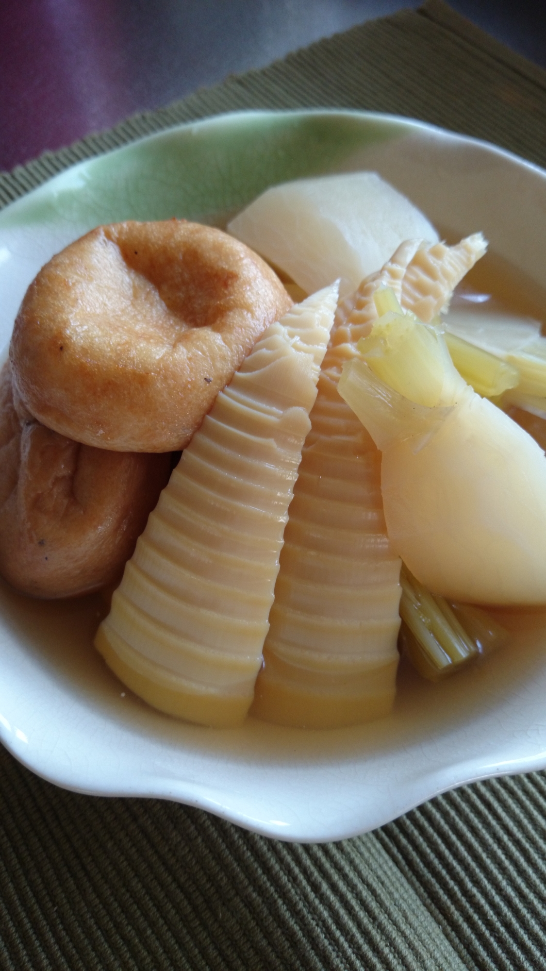 カブと竹の子の煮物♪