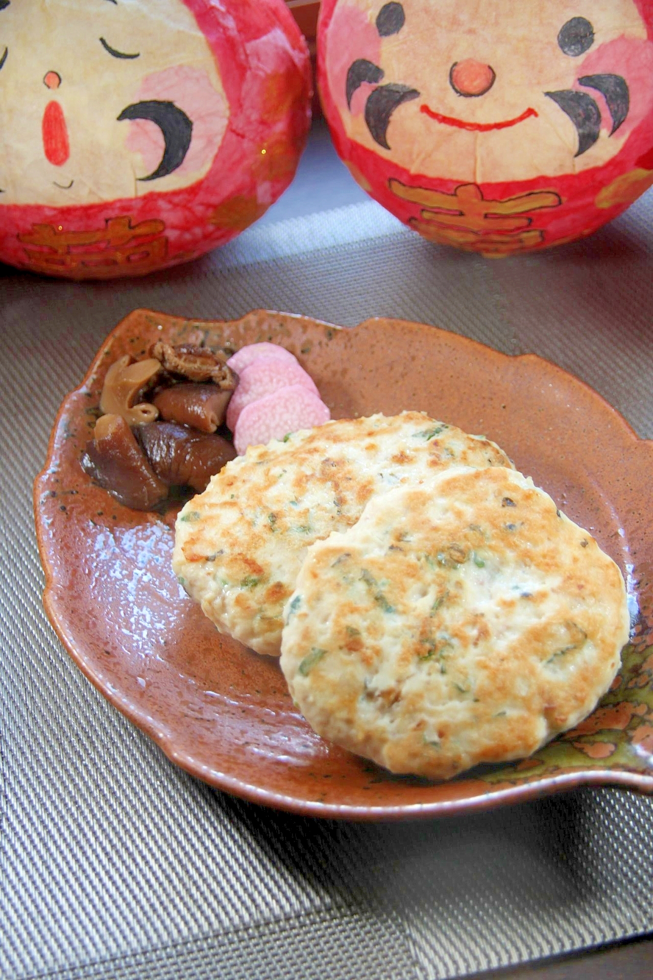 さっぱりヘルシー『梅しそバーグ』