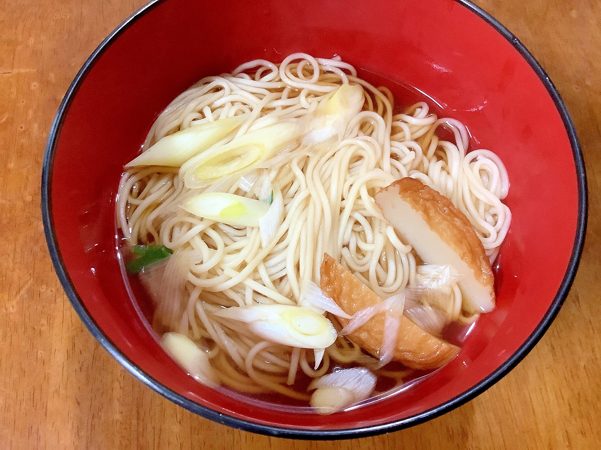 温かいひやむぎ