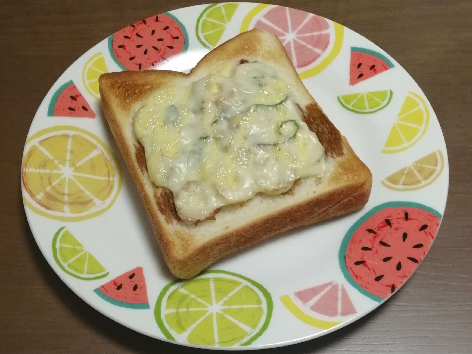 いりこ風味大葉ちくわトースト