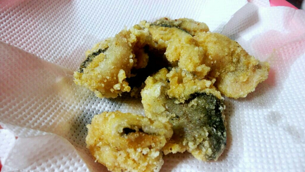ニジマスの竜田揚げ カレー風味