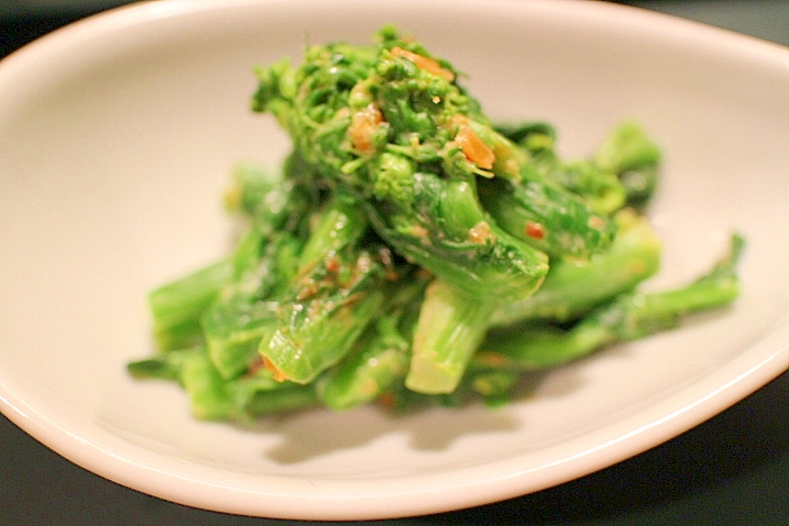 【簡単】食卓に春到来♪菜の花の七味和え