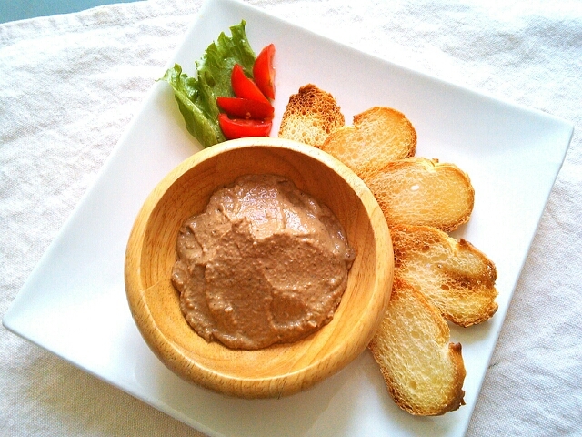 焼き鳥でお手軽お酒のお供 レバーペースト レシピ 作り方 By Kuuuma 楽天レシピ