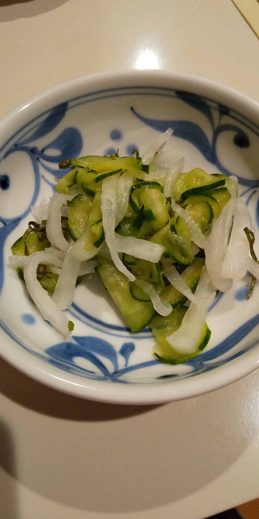 きゅうりと大根と大葉の酢の物