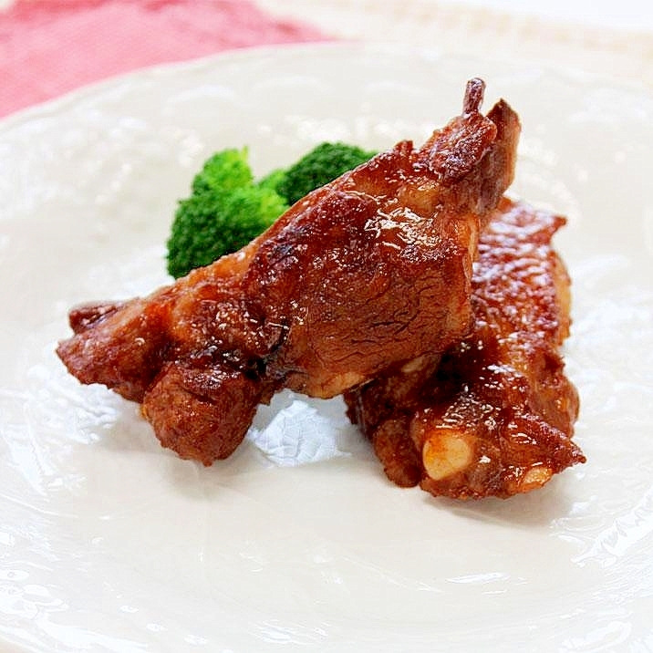 かき醤油 で簡単 絶品 スペアリブ レシピ 作り方 By アサムラサキ 楽天レシピ