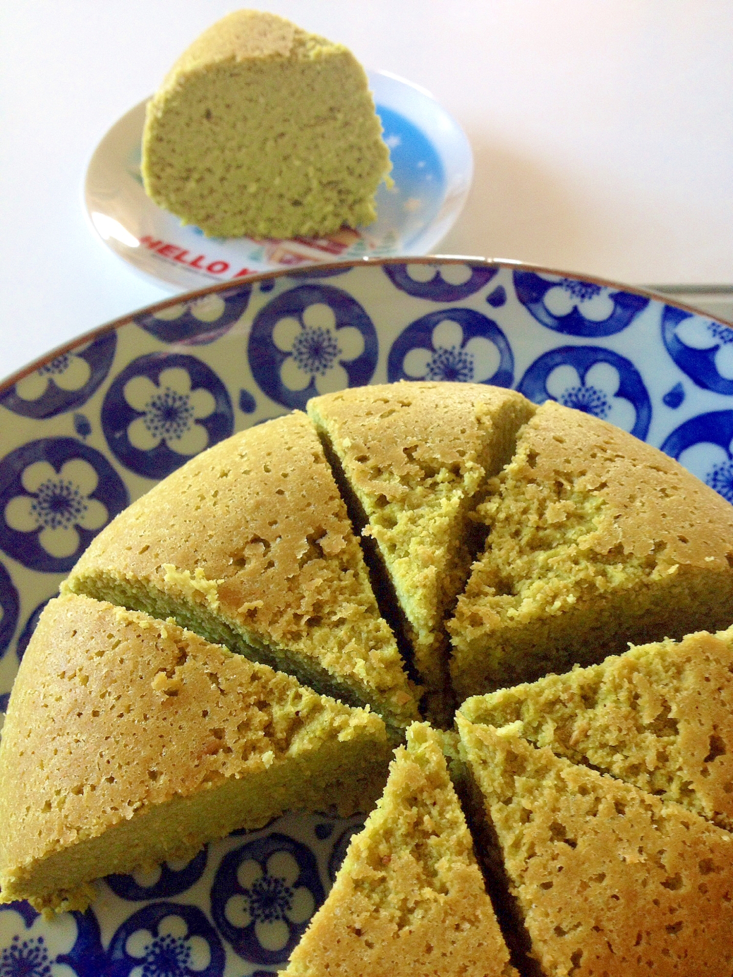 炊飯器♪簡単おからの抹茶ケーキ♪