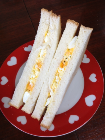 たまごサンド☆粉チーズ入り