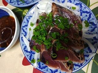 かつおたたき丼♪♪かつおのたたき♪♪ご飯が進む～