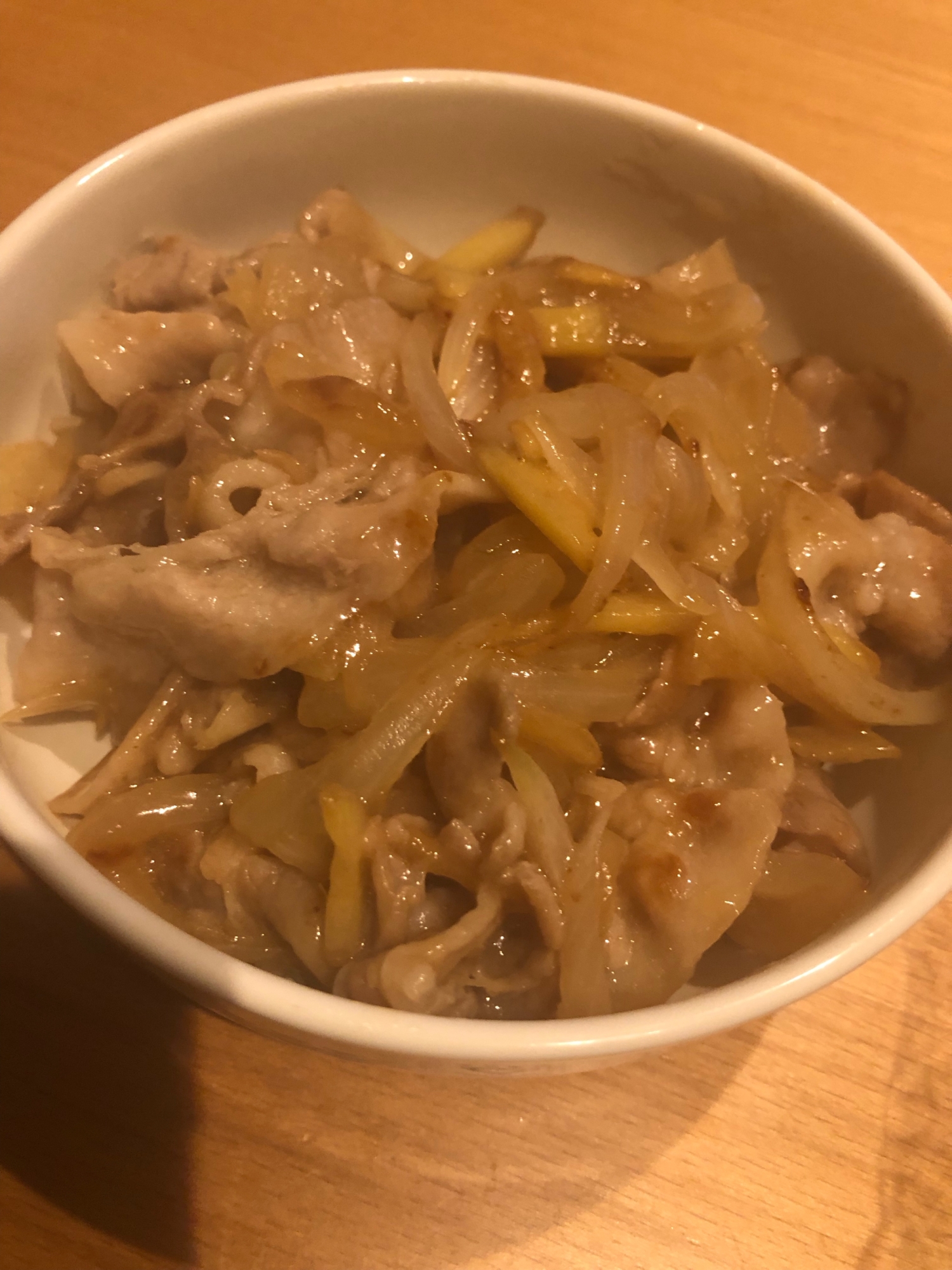 簡単塩だれ豚丼