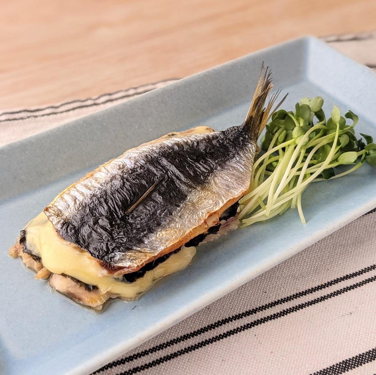 【白ワインに合う】鰯の海苔醤油チーズミルフィーユ