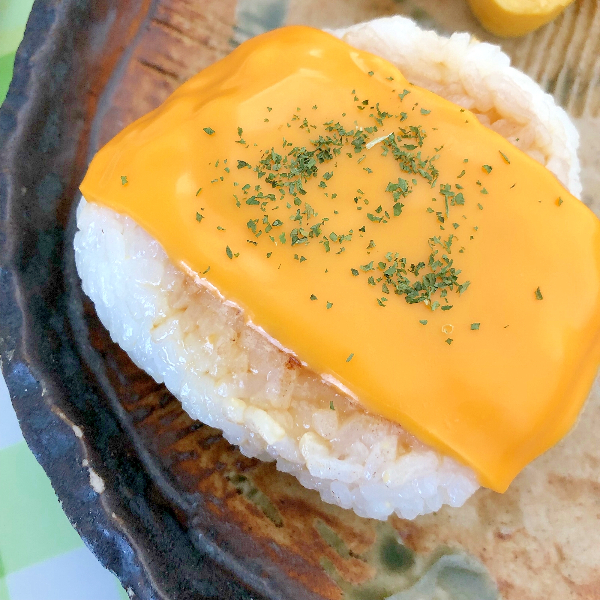 チーズの焼きおにぎり♪