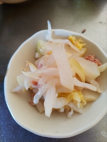 大根と白菜のツナサラダ