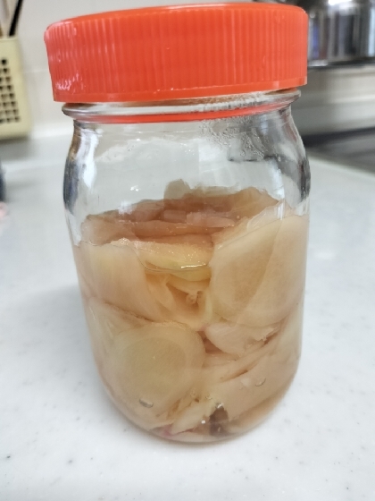 新生姜の甘酢漬け（お寿司屋のガリ）