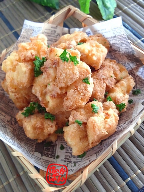 ひと手間で鶏カラそっくり!厚揚げの唐揚げ