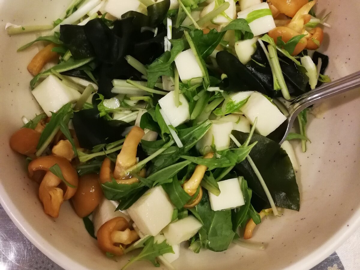 山芋なめこ水菜わかめのポン酢和え レシピ 作り方 By やまもり 楽天レシピ 山芋なめこ水菜わかめのポン酢和え レシピ 作り方 By やまもり 楽天レシピ