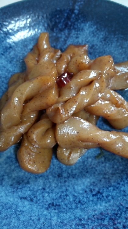 板こんにゃくのピリ辛煮♪