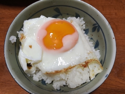 レンジで簡単★目玉焼き丼